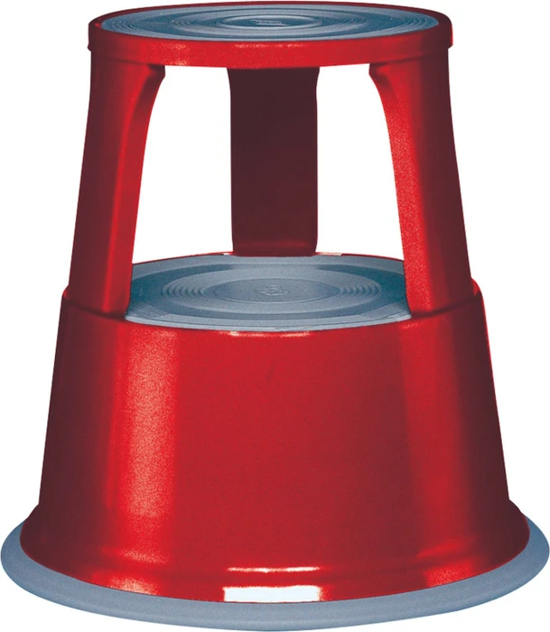 Wedo Step Rollhocker Metall, rot