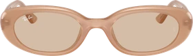 Ray-Ban RB4441D Bio-Based matte opal beige/light brown