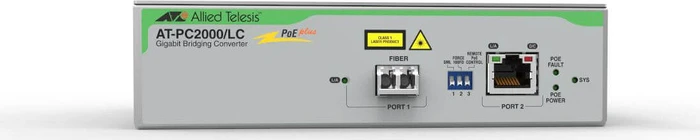 Allied Telesis PC2000/LC, RJ-45, LC-Duplex, PoE+