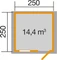 Weka Premium 28FT Gerätehaus Vorschaubild
