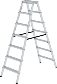 Günzburger Steigtechnik Alu 2-tlg. Stehleiter, 2x 7 Stufen