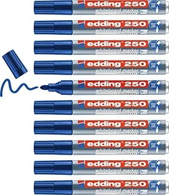 edding 250 Whiteboardmarker blau, 10er-Pack