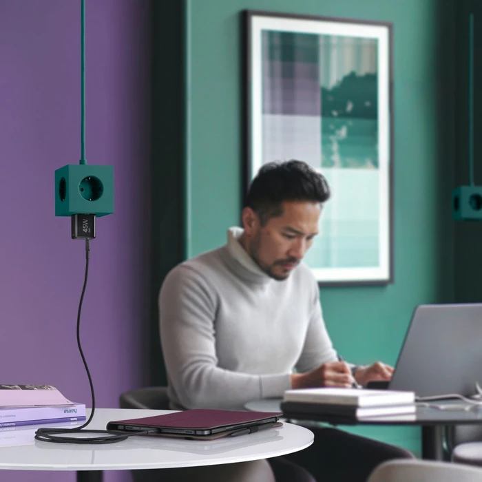 Hama GaN Schnellladegerät Super-Mini, USB-C, 1x USB-C, 45W, schwarz