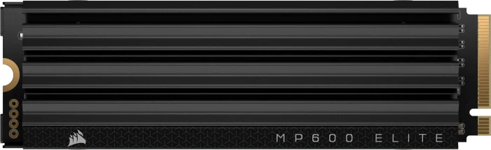Corsair Force Series MP600 Elite 2TB, M.2 2280 / M-Key / PCIe 4.0 x4, Kühlkörper