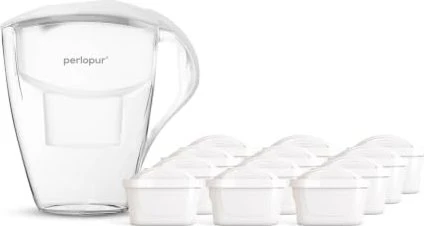 PearlCo Astra Jahrespaket Tischwasserfilter weiß