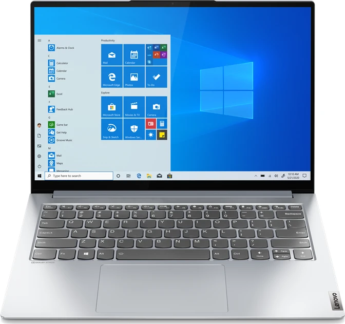 Lenovo Yoga Slim 7 Pro 14IHU5, Light Silver, Core i5-11320H, 8GB RAM, 512GB SSD, DE