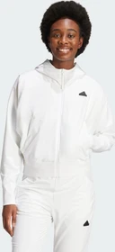 adidas Z.N.E. Woven Zip Hoodie weiß (Damen)