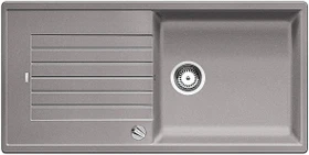 Blanco Zia XL 6 S Becken reversibel mit Ablauffernbedienung alumetallic