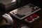 8BitDo Retro R8 Mouse mit Ladestation, N Edition, grau/rot, USB/Bluetooth Vorschaubild