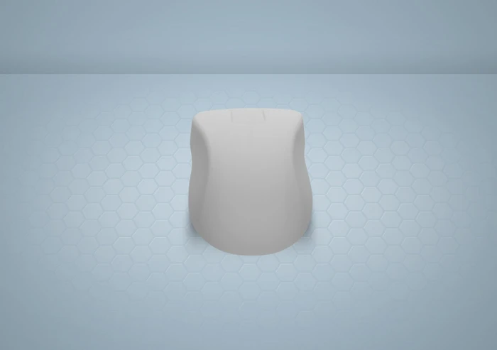 Contour Design Active Key AK-PMH2 MedicalMouse Hygiene-Funk-Maus mit vollversiegelter Silikonmembran, weiß, USB