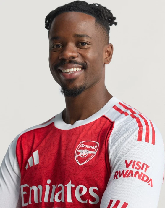 adidas FC Arsenal Authentic 2025/2026 Heimtrikot langarm better scarlet/white (Herren)