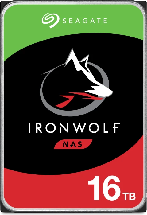 Seagate IronWolf NAS HDD +Rescue 16TB, 24/7, 512e / 3.5" / SATA 6Gb/s