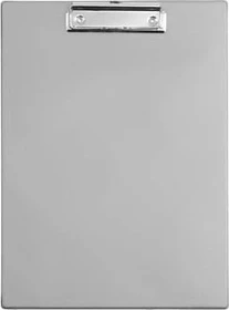 Maul Klemmbrett mit Folienüberzug, A4, silber
