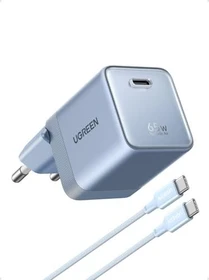 Ugreen Nexode Air USB-C Ladegerät (65W, GaN) blau