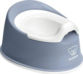 BabyBjörn Cleveres Töpfchen Kindertopf graublau/weiß