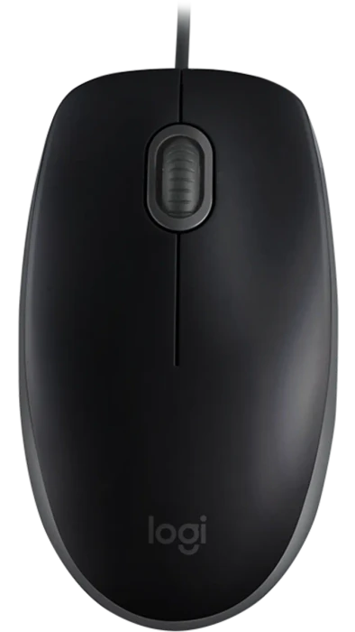 Logitech OEM B110 Silent Mouse schwarz, USB