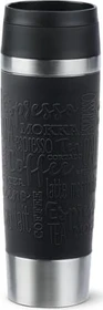 Emsa Travel Mug Classic Coffee and Tea Grande Isolierbecher 500ml schwarz
