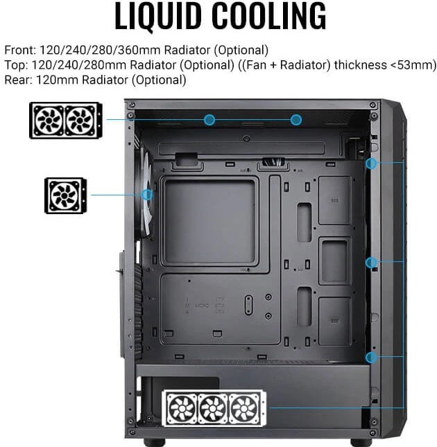 AeroCool Beam, Glasfenster