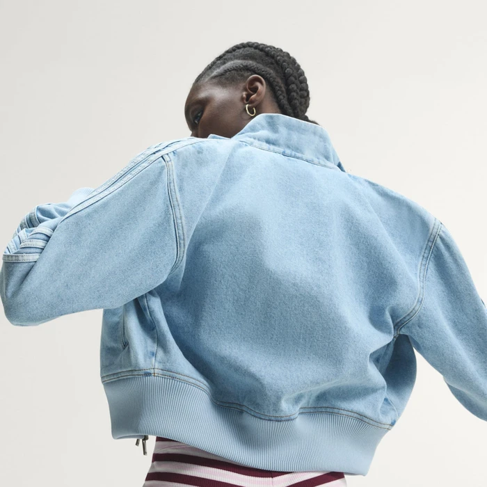 adidas Firebird Denim Trainingsjacke light denim (Damen)