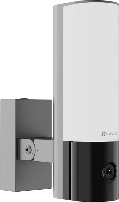 Ezviz EL3 2K Kamera mit LED-Außenwandleuchte silber