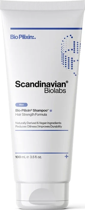 Scandinavian Biolabs Men Bio-Pilixin Shampoo Hair Strength Formula, 100ml