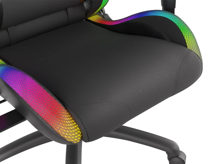 Genesis Trit 500 RGB Gamingstuhl, schwarz