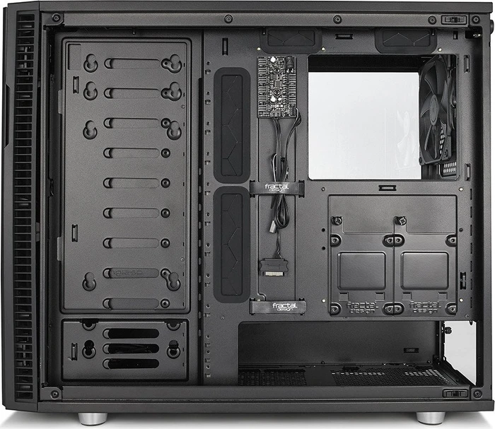 Fractal Design Define R6 Blackout TG, Glasfenster, schallgedämmt