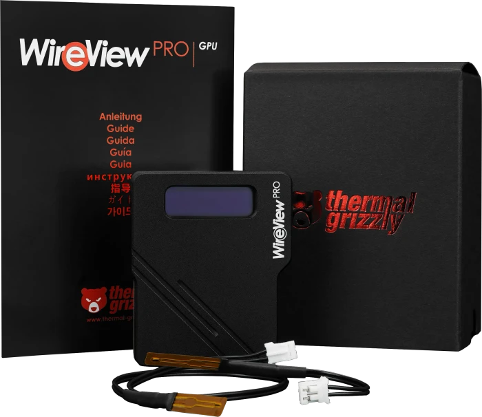 Thermal Grizzly WireView Pro GPU Reverse, 90°, 12VHPWR, Sense-Pins an der Unterseite