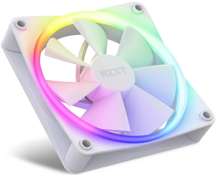 NZXT F Series F120 RGB, Matte White, weiß, LED-Steuerung, 120mm, 3er-Pack