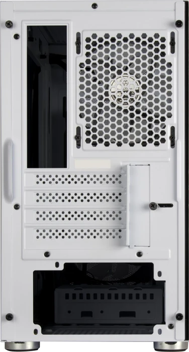 SilverStone Fara H1M Pro, weiß, Glasfenster
