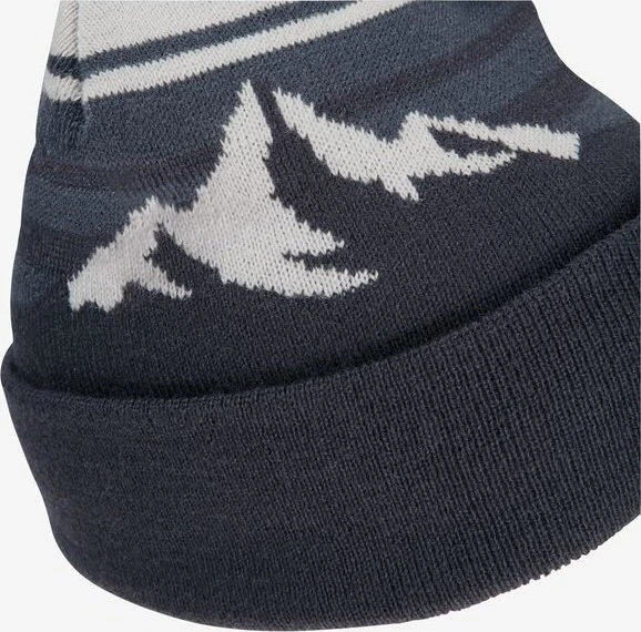 Jack Wolfskin Stripy Pompom Beanie dark navy (Junior)