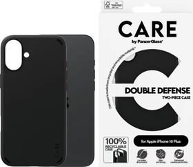 PanzerGlass Care Feature Case Double Defense für Apple iPhone 16 Plus schwarz