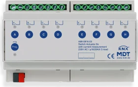 MDT Schaltaktor AMI Gen3 8-fach, 8TE REG, 16/20A, Schaltaktor (AMI-0816.03)