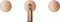 Grohe Atrio Private Collection 3-Loch-Waschtischbatterie 1/2" warm sunset Vorschaubild