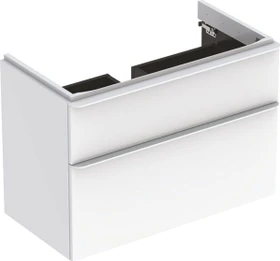 Geberit Smyle Square Unterschrank 88.4x61.7x47cm, 2 Schubladen, weiß