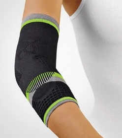Bort Medical EpiBasic Sport Ellenbogenbandage Größe S schwarz/grün, 1 Stück