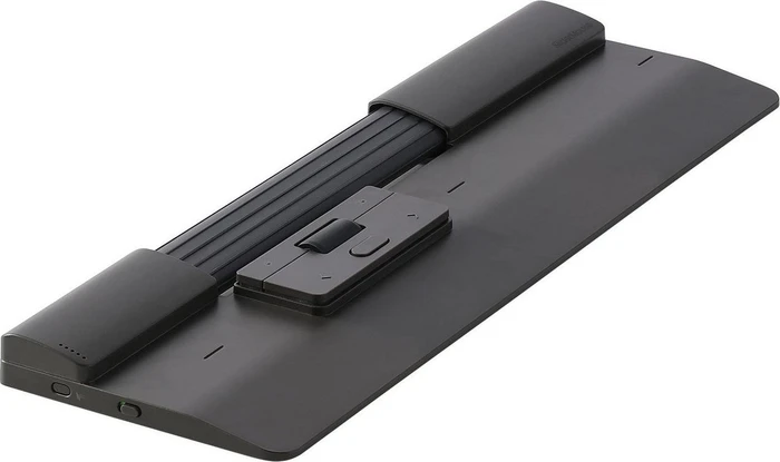 Contour Design SliderMouse Pro Wireless Regular Wrist, Stoff hellgrau mit Balance Keyboard (DE), USB/Bluetooth