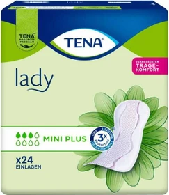Tena Lady Mini Plus Hygieneeinlage, 144 Stück (6x 24 Stück)