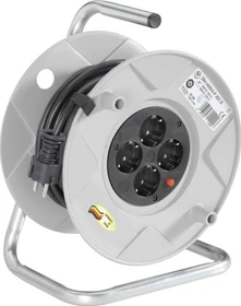 Brennenstuhl BAT AK 260 Kabeltrommel, Schuko auf 4x Schuko, 25m, IP20, H05VV-F 3G1,5