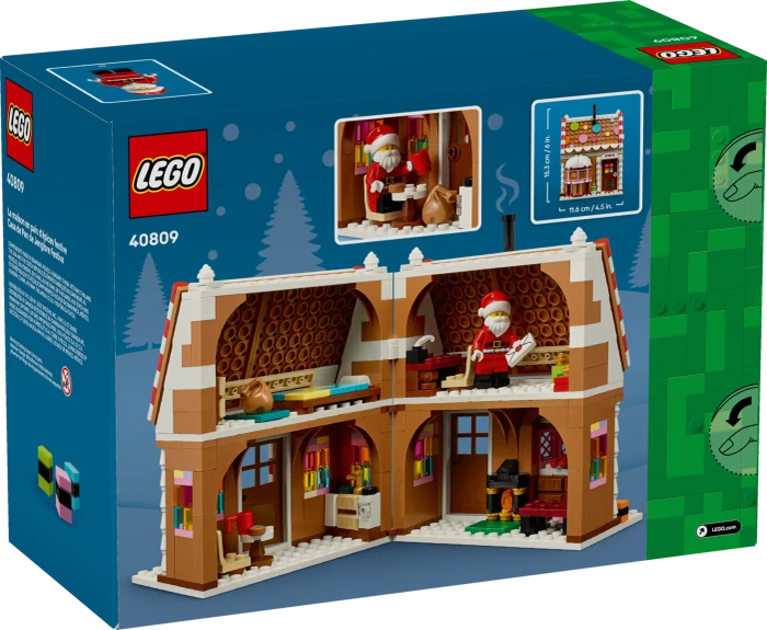 LEGO Weihnachtliches Lebkuchenhaus