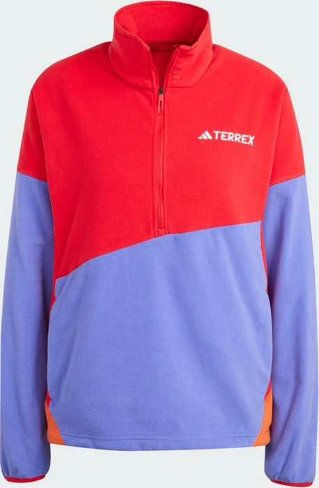 adidas Terrex Multi Climawarm Fleece Funktionsshirt langarm pure ruby/semi cobalt blue/semi impact orange (Damen)