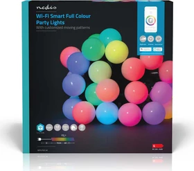 Nedis WIFILP02C48 Smart Life Dekorative Party-Lichterkette LED 48x RGB