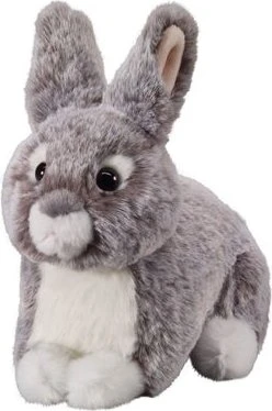 Bauer Deine Tiere mit Herz Hase liegend 18cm grau