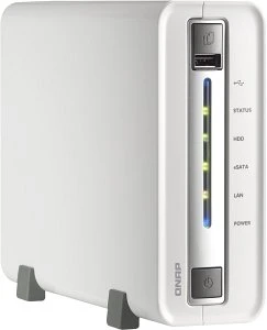 QNAP Turbo Station TS-112, 256MB RAM, 1x RJ-45 1000Base-T, 3x USB-A 2.0