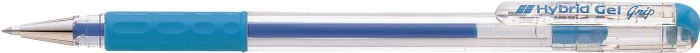 Pentel Hybrid Gel Grip K116 Gelroller transparent/hellblau