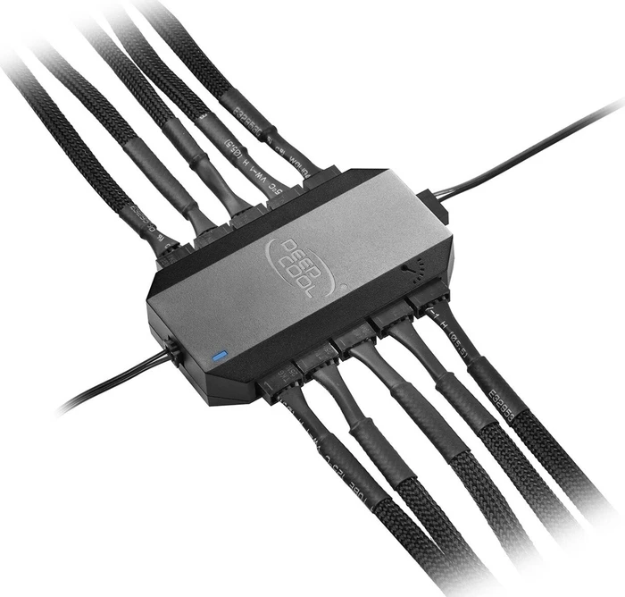 DeepCool FH-10 Fan Hub, Lüfterverteiler, 10-fach