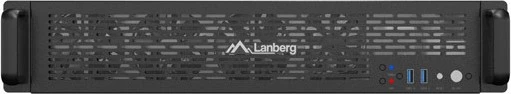 Lanberg Servergehäuse 650/12, schwarz/grau, 2HE, ATX