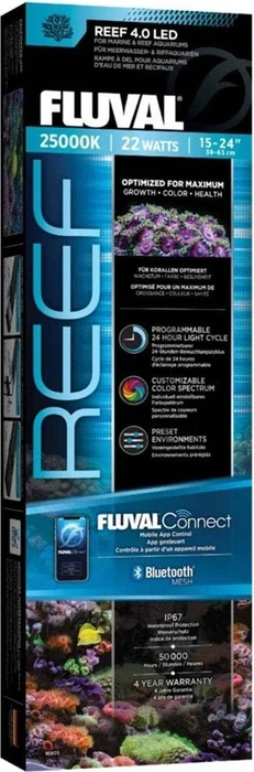 Fluval Sea Marine Spectrum LED, mit Tageslicht-Simulation, 1.22-1.53m, blau/weiß, 32W