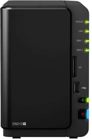 Synology DiskStation DS213+, 512MB RAM, 1x RJ-45 1000Base-T, 2x USB-A 3.0
