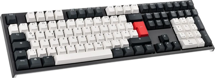 Ducky One 2 Tuxedo, MX SILENT RED, USB, DE